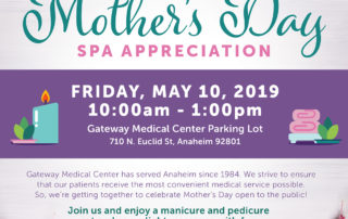Mothers Day Spa Event Flyer